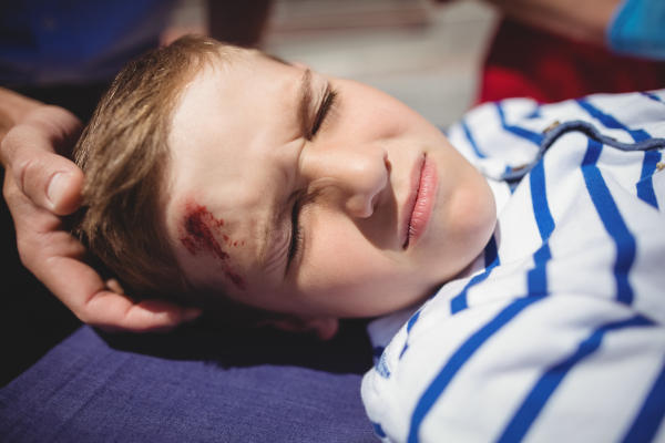 paediatric first aid child head injury