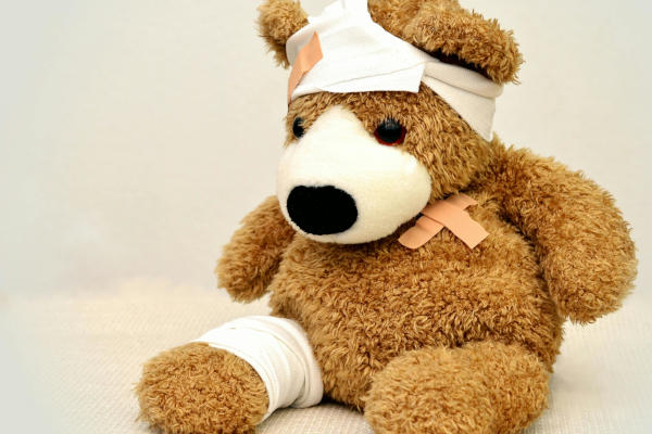 paediatric first aid bandaging